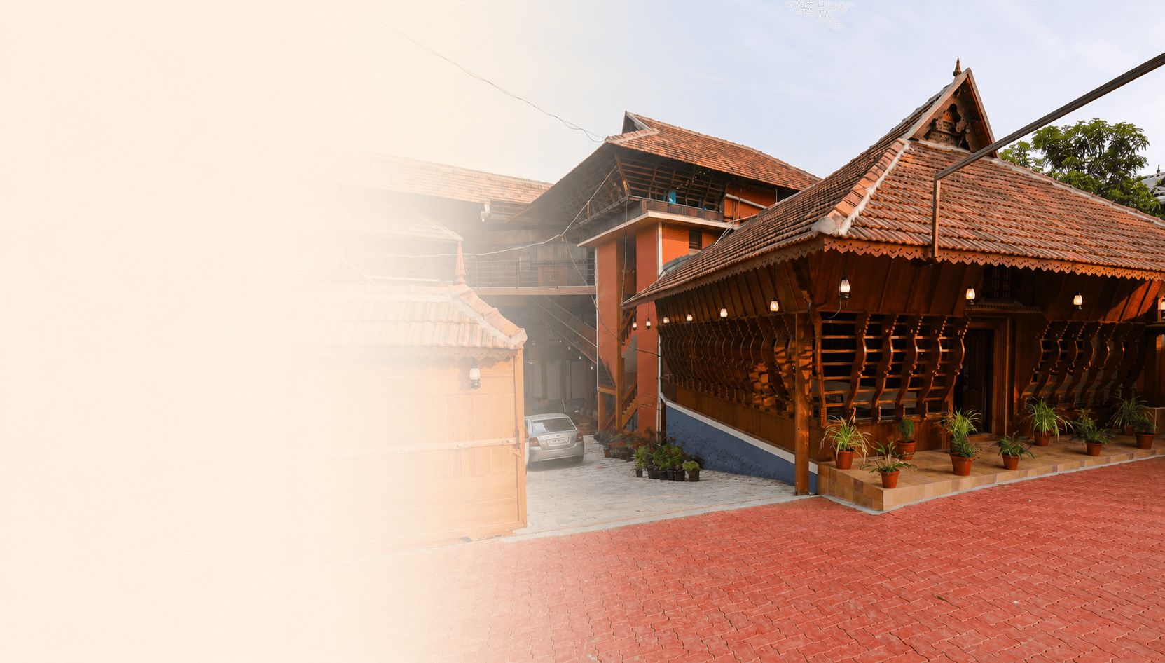 Ayurvedic herbs and traditional Kerala setting for weight management